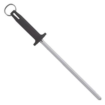 Chaira Haste Estriada Com Cabo Preto 10'' / 25cm (BKB407-10) - Starrett - Ritec Máquinas e Ferramentas