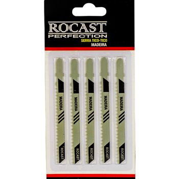 Lâmina de Serra Tico Tico Para Madeira MAD1 - 100 x 8mm (83,0001) - Rocast - Ritec Máquinas e Ferramentas