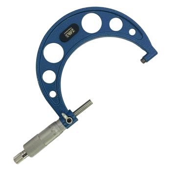Micrômetro Externo Analógico com Arco Ferro Fundido de 75 a 100mm 2,0004 ZAAS - Ritec Máquinas e Ferramentas