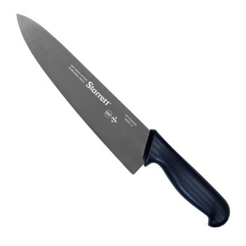 Faca de Carne Para Refile de Mesa Lâmina Triangular Larga 10'' Com Cabo Preto (BKB301-10) - Starrett - Ritec Máquinas e Ferramentas