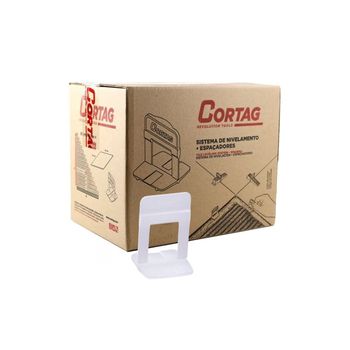 Espaçador Nivelador 1,0mm Slim (Caixa c/ 1000 Unidades) - Cortag - Ritec Máquinas e Ferramentas