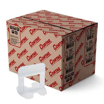 Espaçador Para Nivelador de Pisos 1,5mm Com 500 Unidades Smart (62408) - Cortag - Ritec Máquinas e Ferramentas