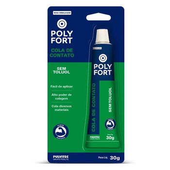 Cola de Contato Sem Toluol Com 30g (TA013) - Pulvitec - Ritec Máquinas e Ferramentas