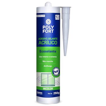 Selante Acrílico Incolor Com 250g (ZF026) - Pulvitec - Ritec Máquinas e Ferramentas