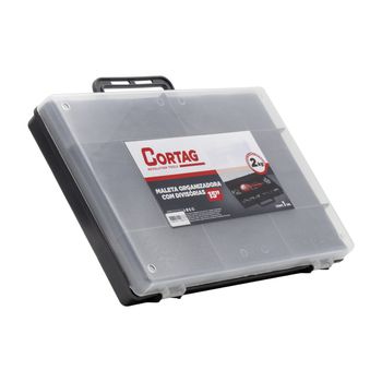 Maleta Organizadora Com Divisórias 15'' (62877) - Cortag - Ritec Máquinas e Ferramentas