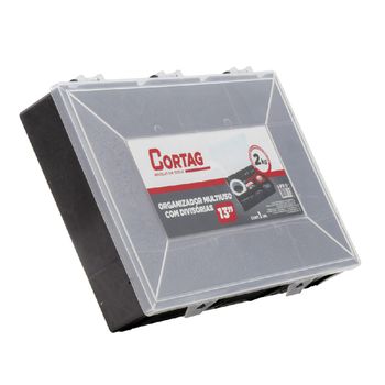 Organizador Multiuso Com Divisórias 13'' (62878) - Cortag - Ritec Máquinas e Ferramentas
