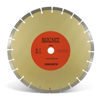 Disco Diamantado Para Concreto 14'' - 350mm (34,0006) - Rocast - Ritec Máquinas e Ferramentas
