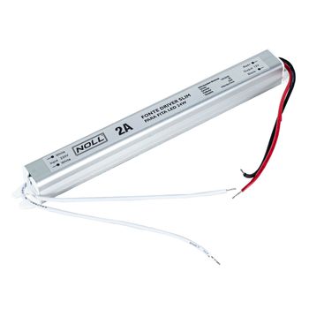 Fonte Driver Slim Para Fita de LED 24W - 2A (522,0007) - Noll LED - Ritec Máquinas e Ferramentas