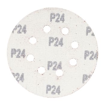 Kit Disco de Lixa Com Velcro 5'' GR. 24 Com 10 Unidades (243,0017) - Rocast - Ritec Máquinas e Ferramentas