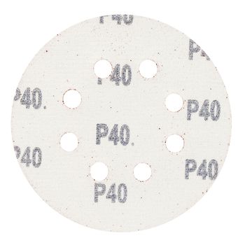 Kit Disco de Lixa Com Velcro 5'' GR. 40 Com 10 Unidades (243,0019) - Rocast - Ritec Máquinas e Ferramentas