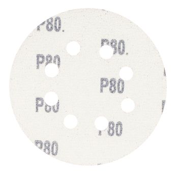 Kit Disco de Lixa Com Velcro 5'' GR. 80 Com 10 Unidades (243,0021) - Rocast - Ritec Máquinas e Ferramentas