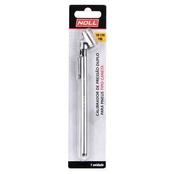 Calibrador de Pressão Duplo Para Pneus 10 - 120 PSI (622,0001) - Noll - Ritec Máquinas e Ferramentas