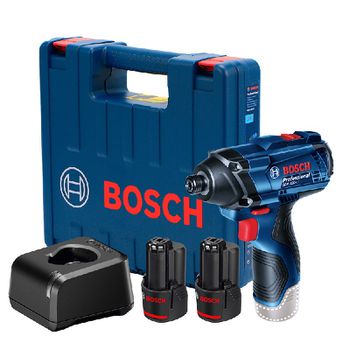 Chave de impacto GDR 120-LI, 12V, 2 baterias e maleta - Bosch - Ritec Máquinas e Ferramentas