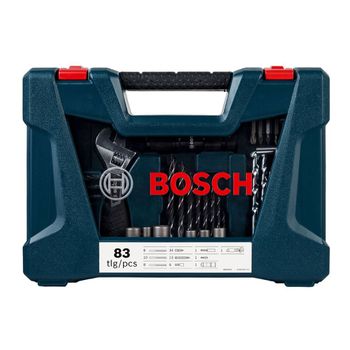 Kit de Pontas e Brocas em Titânio Bosch V-Line 83 Peças - Ritec Máquinas e Ferramentas