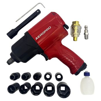 Chave de Impacto 1/2'' Com 17 Peças (RP 17808-A) - Aeropro - Ritec Máquinas e Ferramentas