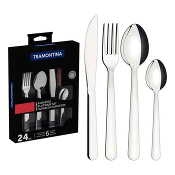 Faqueiro em Inox Com 24 Peças (23798/046) - Tramontina - Ritec Máquinas e Ferramentas