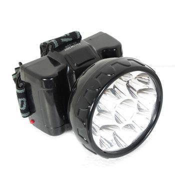 Lanterna de Cabeça Recarregável 9 LED's (351,0003) - Noll LED - Ritec Máquinas e Ferramentas