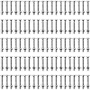 Kit Parafuso Francês Com Porca 1/4'' x 1'' - 53,0003 (Com 100 Unidades) - Nord - Ritec Máquinas e Ferramentas