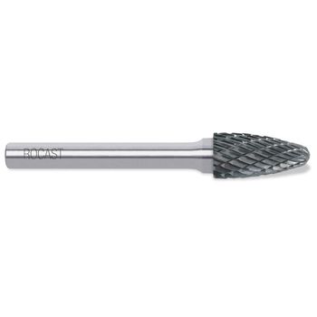 Lima Rotativa Árvore Arredondada em Metal Duro 10mm (45,0071) - Rocast - Ritec Máquinas e Ferramentas