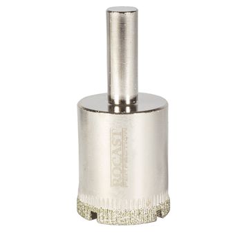 Serra Copo Diamantada Para Vidro e Cerâmica 16mm (406,0007) - Rocast - Ritec Máquinas e Ferramentas