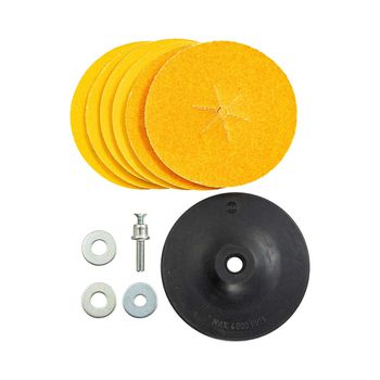 Kit Lixado p/Parafus Bosch prato/haste/lixas G50/80/120 - Ritec Máquinas e Ferramentas