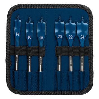 Jogo com 6 brocas Bosch EXPERT Self Cut Speed 14-24mm x 152mm - Ritec Máquinas e Ferramentas