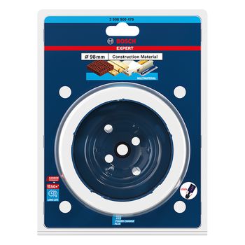 Serra copo Bosch EXPERT Construction Material 98 mm, 3 7/8'' - Ritec Máquinas e Ferramentas