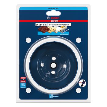 Serra copo Bosch EXPERT Construction Material 114 mm, 4 1/2'' - Ritec Máquinas e Ferramentas