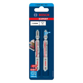 Lâmina de serra tico tico Bosch EXPERT Laminate Clean T128BHM, 2 lâminas - Ritec Máquinas e Ferramentas