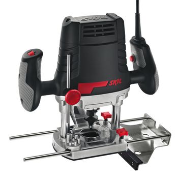 Tupia Skil 1831 1100W, com 6 fresas, 3 pinças (6mm, 8mm e ¼''), 3 Guias, 1 Adaptador para aspiração de pó em Maleta - Ritec Máquinas e Ferramentas