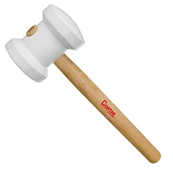 Martelo de Borracha Branco 80mm (61279) - Cortag - Ritec Máquinas e Ferramentas