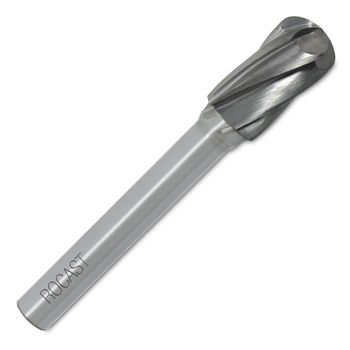 Lima Rotativa Cilíndrica Com Raio Para Alumínio 12mm (45,0087) - Rocast - Ritec Máquinas e Ferramentas