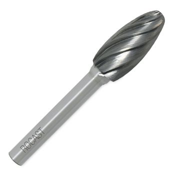 Lima Rotativa Labareda Para Alumínio 10mm (45,0101) - Rocast - Ritec Máquinas e Ferramentas
