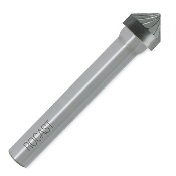 Lima Rotativa Cônica 90° Para Alumínio 16mm (45,0128) - Rocast - Ritec Máquinas e Ferramentas