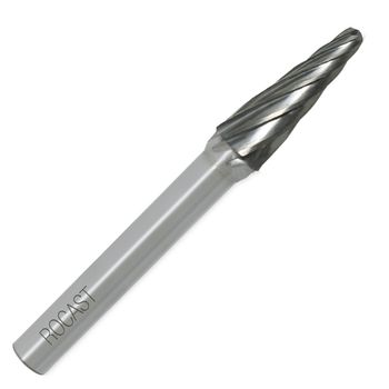 Lima Rotativa Cônica Com Raio Para Alumínio 16mm (45,0133) - Rocast - Ritec Máquinas e Ferramentas
