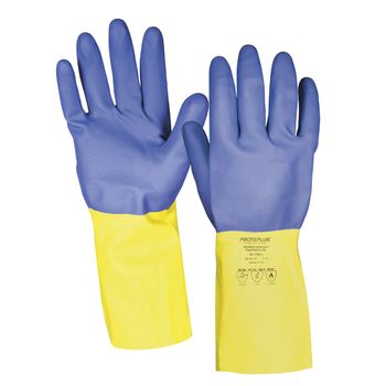Luva Neoprene Bicolor Tamanho 9 (441,0003) - Proteplus - Ritec Máquinas e Ferramentas