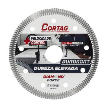 Disco Diamantado Durokort 110mm 60668 - Cortag - Ritec Máquinas e Ferramentas