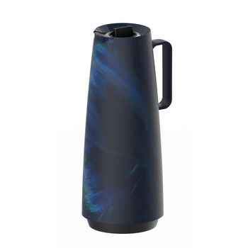 Bule Térmico em Plástico Marmorizado Azul - Exata 1L (61636/221) - Tramontina - Ritec Máquinas e Ferramentas