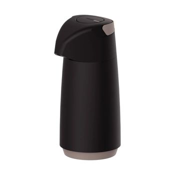 Garrafa Térmica Com Bomba em Plástico Preto - Exata 1L (61639/103) - Tramontina - Ritec Máquinas e Ferramentas