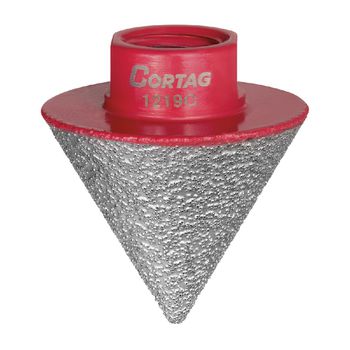 Fresa Diamantada Cônica Reta M14 - 5 á 35mm (60210) - Cortag - Ritec Máquinas e Ferramentas