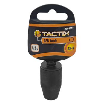 Soquete Impacto-P3 1/2 x 3/8'' (363351) - Tactix - Ritec Máquinas e Ferramentas