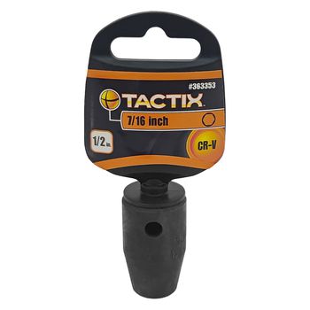 Soquete Impacto-P3 1/2 x 7/16'' (363353) - Tactix - Ritec Máquinas e Ferramentas