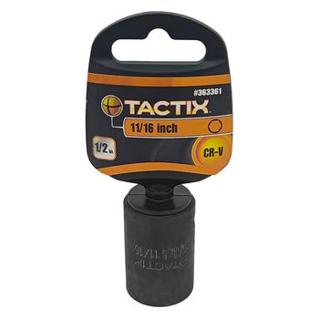 Soquete Impacto-P3 1/2 x 11/16'' (363361) - Tactix - Ritec Máquinas e Ferramentas