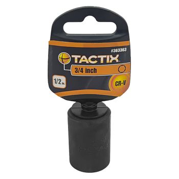 Soquete Impacto-P3 1/2 x 3/4'' (363363) - Tactix - Ritec Máquinas e Ferramentas