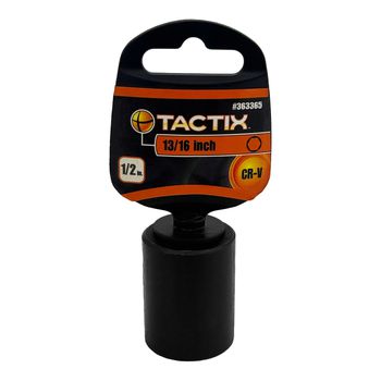 Soquete Impacto-P3 1/2 x 13/16'' (363365) - Tactix - Ritec Máquinas e Ferramentas
