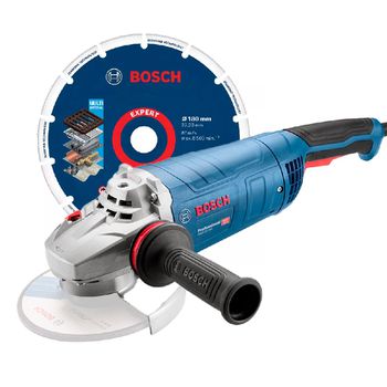 Esmerilhadeira Angular 7'' - 220V - GWS 25-180 Com Disco de Corte Diamantado - Bosch, - Ritec Máquinas e Ferramentas