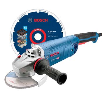 Esmerilhadeira Angular 9'' - 220V - GWS 25-230 Com Disco de Corte Diamantado - Bosch - Ritec Máquinas e Ferramentas