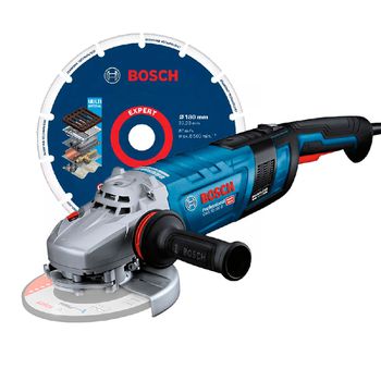 Esmerilhadeira Angular 9'' - 220V - GWS 30-230B Com Disco de Corte Diamantado - Bosch - Ritec Máquinas e Ferramentas