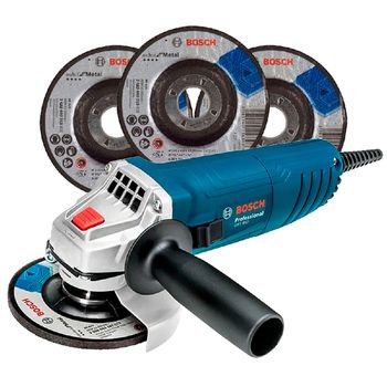Esmerilhadeira Angular 850W 4.1/2Pol GWS 850 + 3 Discos - Bosch - Ritec Máquinas e Ferramentas