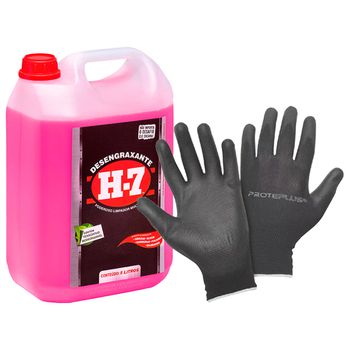 Kit Desengraxante Removedor Multiuso 5L Com Luva - H7 - Ritec Máquinas e Ferramentas